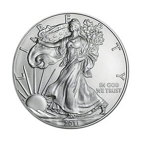 EUA - One Dollar Eagle 2011 Prata 