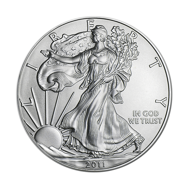 EUA - One Dollar Eagle 2011 Prata 