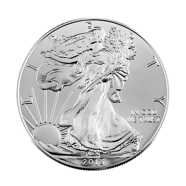 EUA - One Dollar Eagle 2013 Prata 