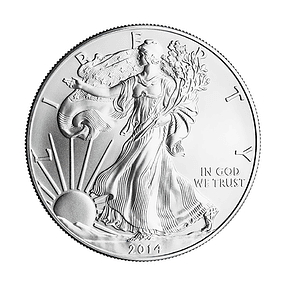 EUA - One Dollar Eagle 2014 Prata  