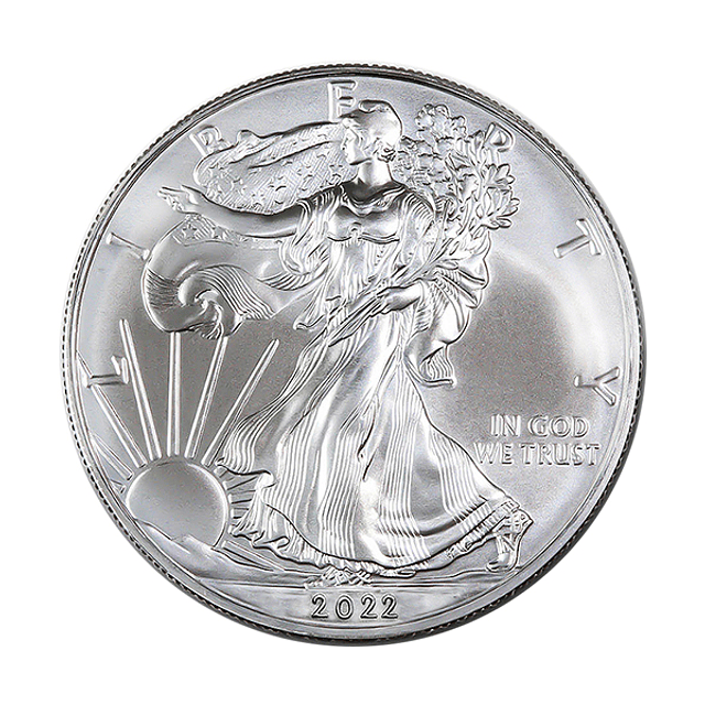 EUA - One Dollar Eagle 2022 Prata 