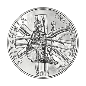 UK Britannia 2 Pounds 2011 1 Oz Prata 