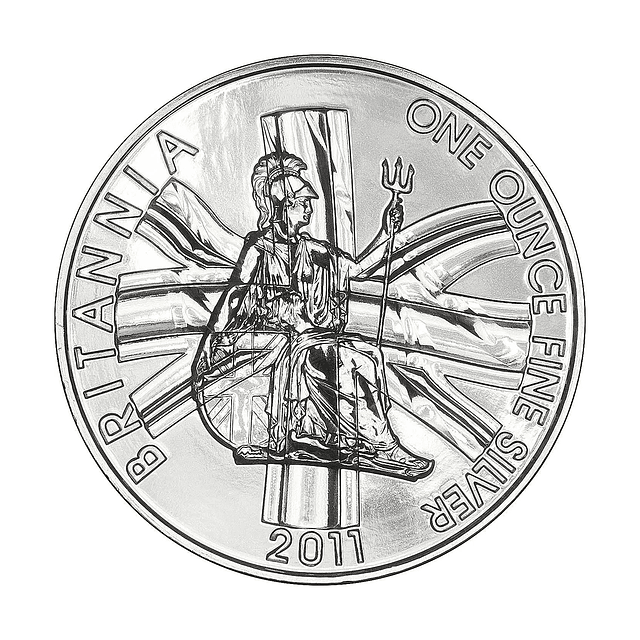 UK Britannia 2 Pounds 2011 1 Oz Prata 