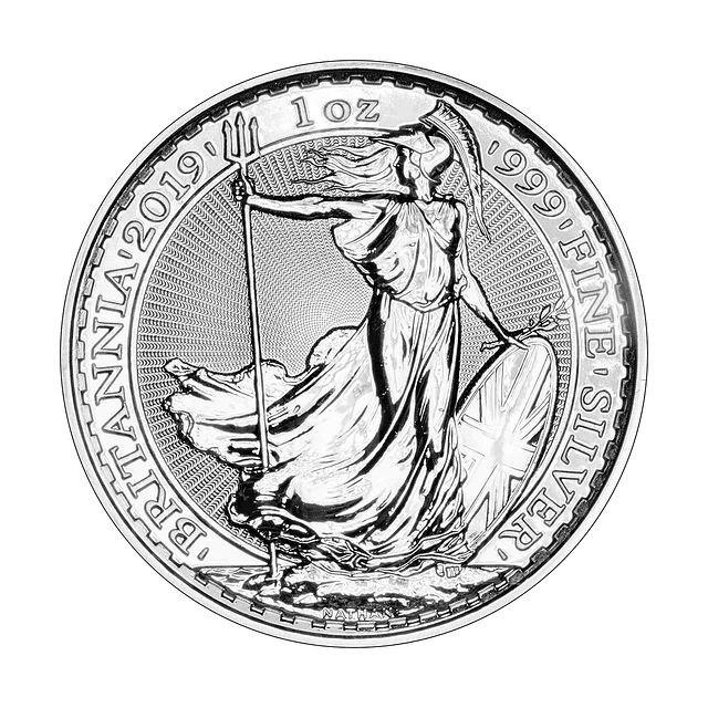 UK Britannia 2 Pounds 2019 1 Oz Prata 