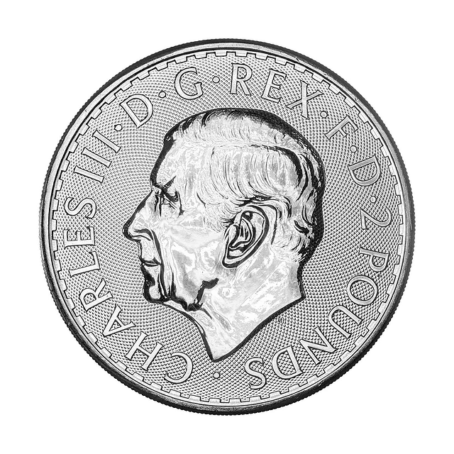 UK Britannia 2 Pounds 2023 1 Oz Prata 