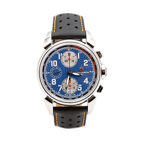 Cuervo y Sobrinos Chronograph Aga Blue Classic Ref. 3141.1AB