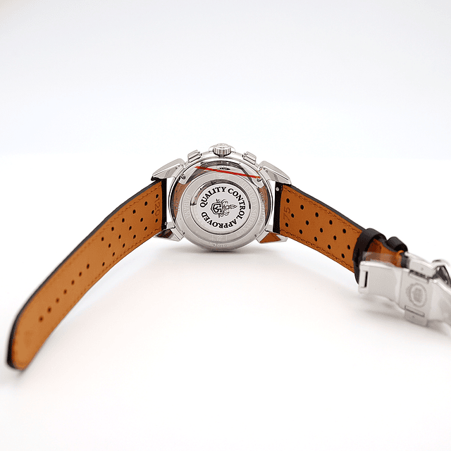 Cuervo y Sobrinos Chronograph Aga Blue Classic Ref. 3141.1AB