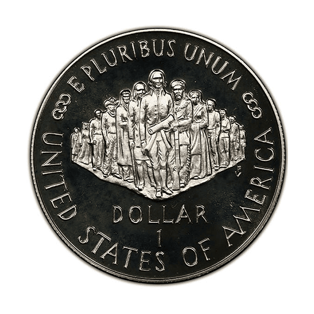 EUA - One Dollar Prata-Proof 1987 200 Anos da Constituição