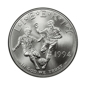 EUA - One Dollar Prata-Proof 1994 World Cup 