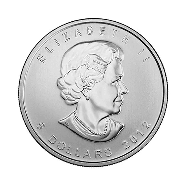 Canadá - 5 Dollars 2012 1Oz Prata 
