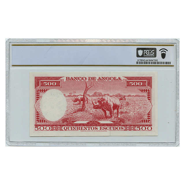 Angola - 500 Escudos 1962 Pick 95 PCGS 64