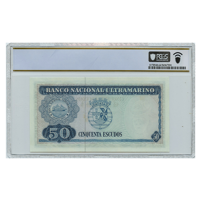 Timor - 50 Escudos 24.10.1967 - PMG 64