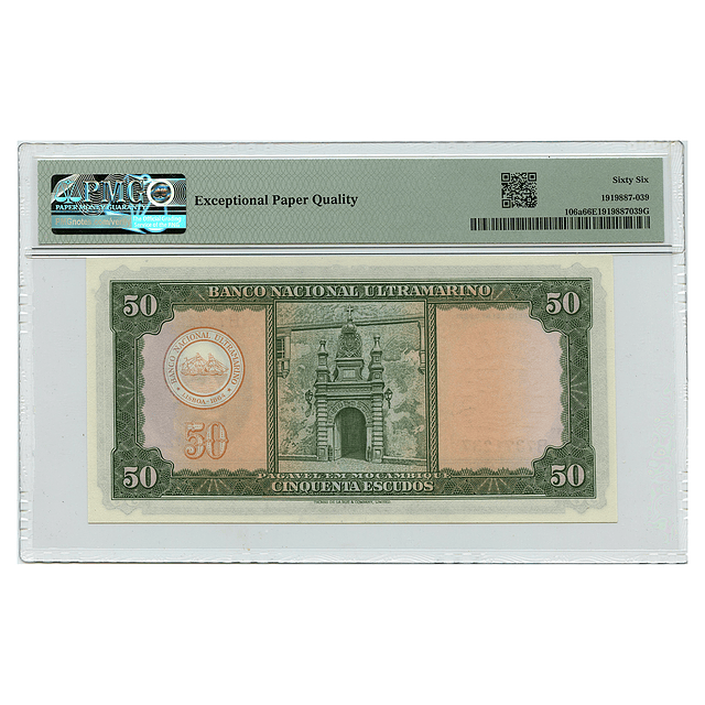 Moçambique 50 Escudos 24.07.1958 - PMG66