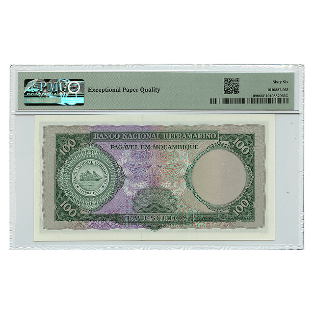 Moçambique 100 Escudos 27.03.1961 - PMG66