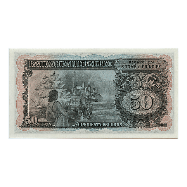 São Tomé e Principe - 50 Escudos 1958 Pick 37a