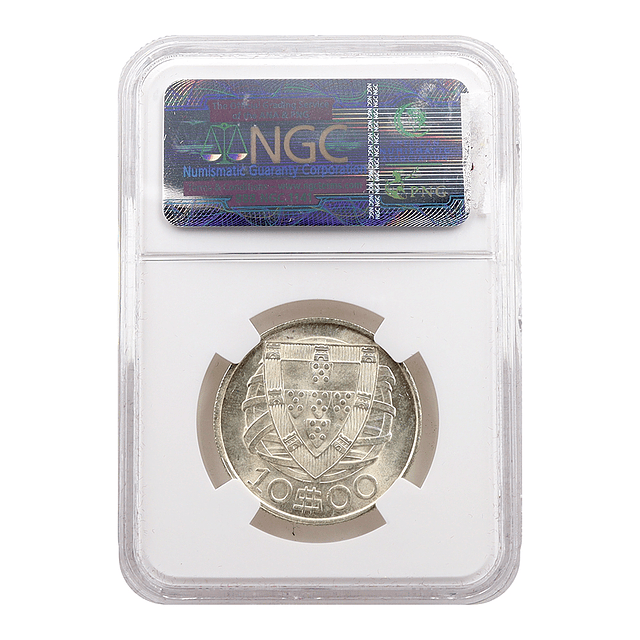 10 Escudos 1940 Prata - MS64