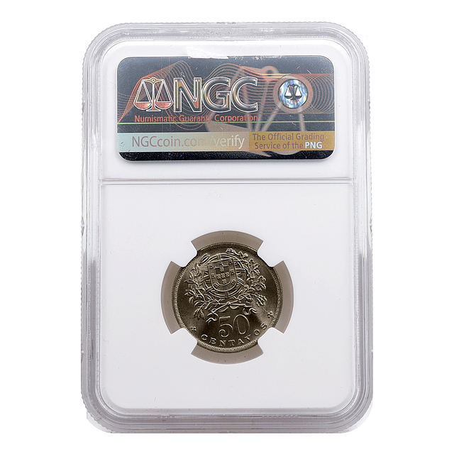 50 Centavos 1955 Alpaca - MS66