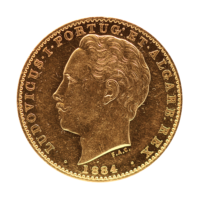 D. Luis I - 10000 Reis 1884 Ouro 