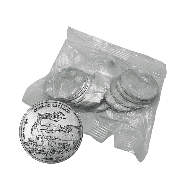 Saco 10 x 7.50 Euros Comboios Históricos 2020 