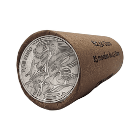 Rolo 25 x 2.50 Euros Campeonato Europeu de Futebol UEFA 2020