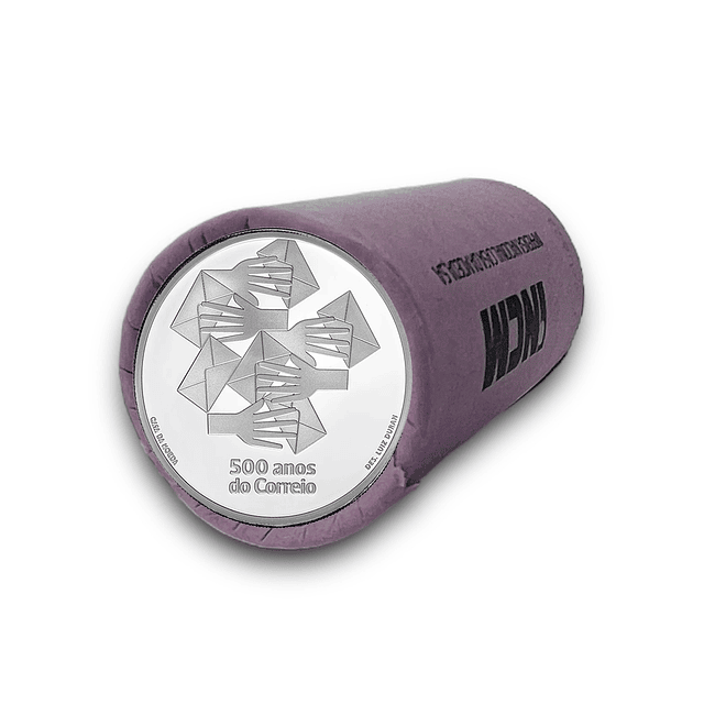 Rolo 20 x 5.00 Euros 500 Anos dos Correios em Portugal 2020 