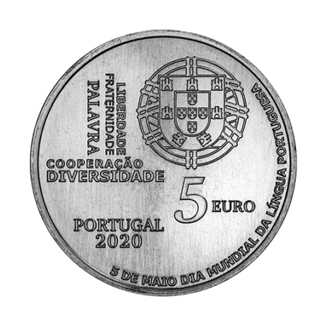 Rolo 20 x 5.00 Euros Lingua Portuguesa 2020 