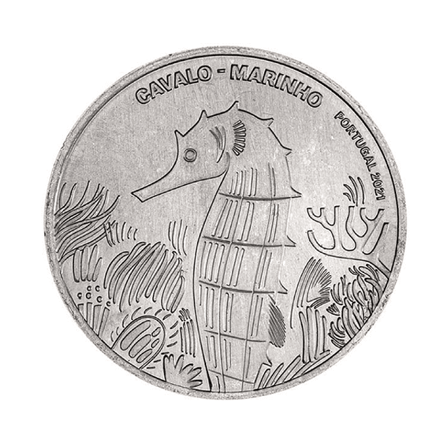 Rolo 20 x 5.00 Euro Cavalo Marinho 2021 