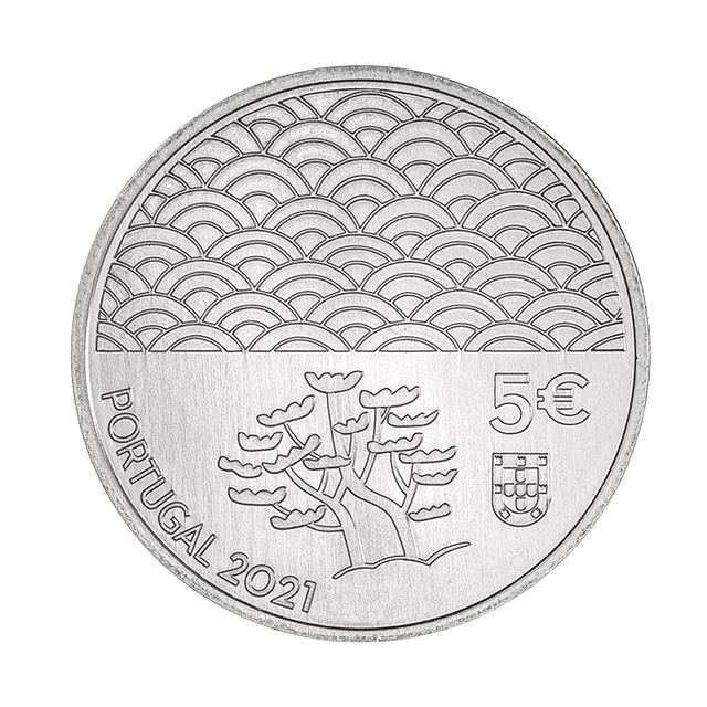 Rolo 20 x 5.00 Euro A Arte da Laca - Portugal e Japão 2021 