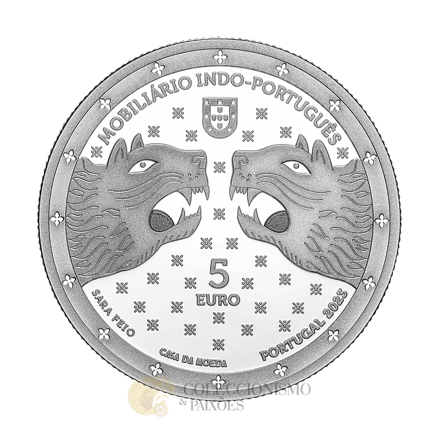 Rolo 20 x 5.00 Euro 600 Anos Mobiliário Indo-Português 2023