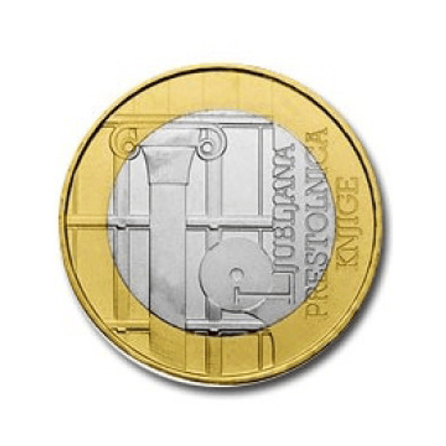 Eslovénia - 3 Euro 2010 Capital Mundial do Livro