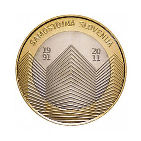 Eslovénia - 3 Euro 2011 Independência da Eslovénia 