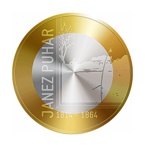 Eslovénia - 3 Euro 2014 - 200 Anos Janez Puhar