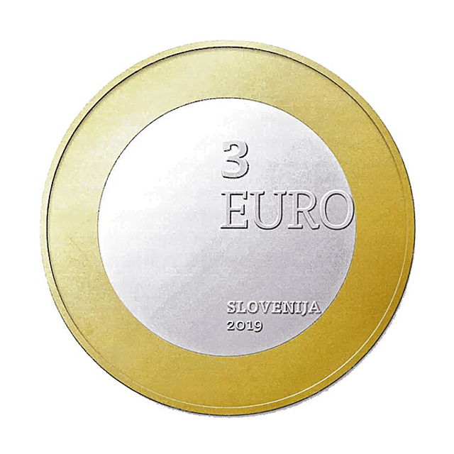 Eslovénia - 3 Euro 2019 Reintegração da região de Prekmurje