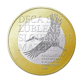 Eslovénia - 3 Euro 2019 Reintegração da região de Prekmurje