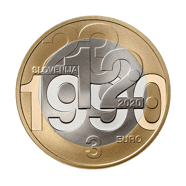 Eslovénia - 3 Euro 2020 Independência da República da Eslovênia