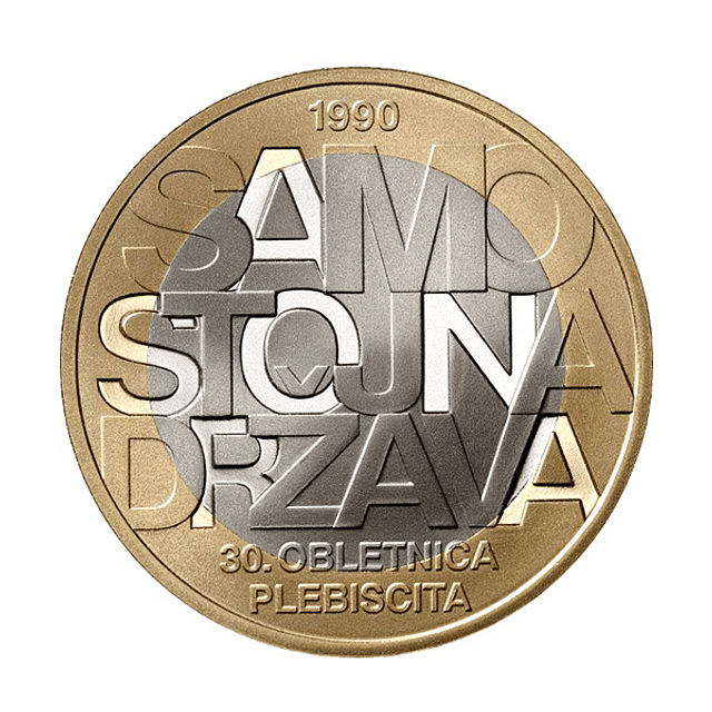 Eslovénia - 3 Euro 2020 Independência da República da Eslovênia