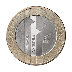 Eslovénia - 3 Euro 2021 Estatuto da República da Eslovênia