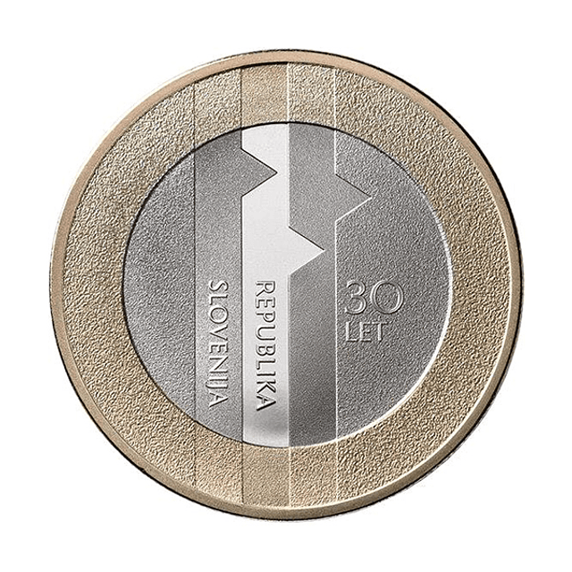 Eslovénia - 3 Euro 2021 Estatuto da República da Eslovênia