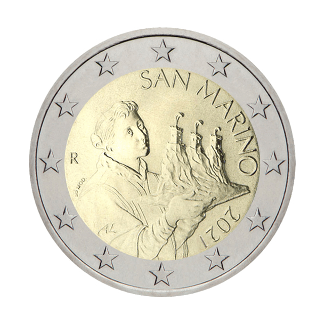 São Marino - 2.00 Euro Retrato San Marino 2021