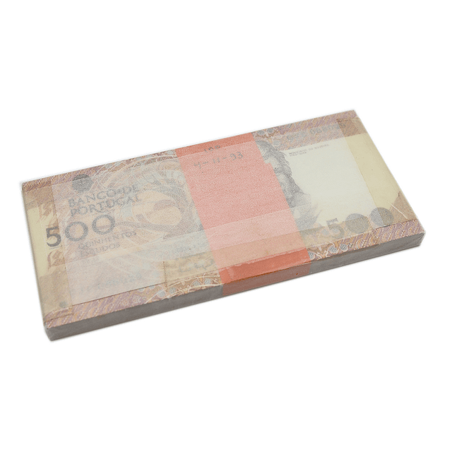 Maço 100 x 500 Escudos 04.11.1993 #CJC# **Nota de Substituição