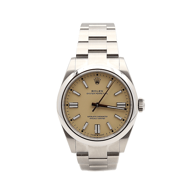 Rolex Oyster Perpetual – Ref. 134300 – Mostrador Bege