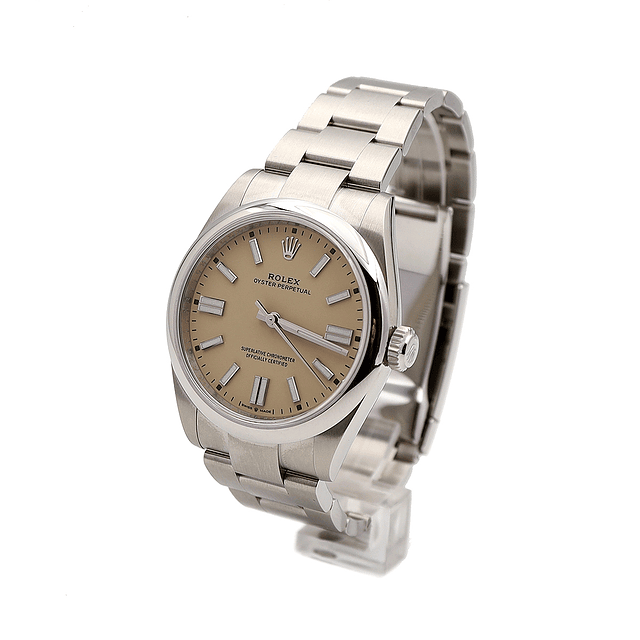 Rolex Oyster Perpetual – Ref. 134300 – Mostrador Bege
