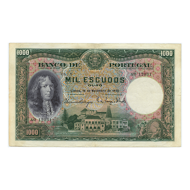 1000 Escudos Conde de Castelo Melhor 18.11.1932