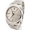 Rolex Oyster Perpetual 41 – Ref. 124300 – Mostrador Prata - (2021) 