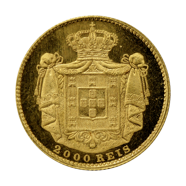 Moeda de Ouro de D. Luís I – 2000 Réis (1888)