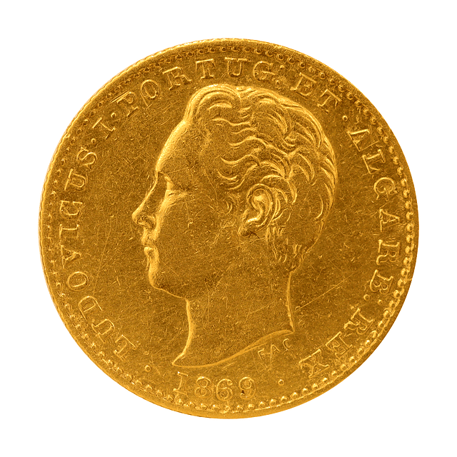 Moeda de Ouro de D. Luís I – 2000 Réis (1869) 