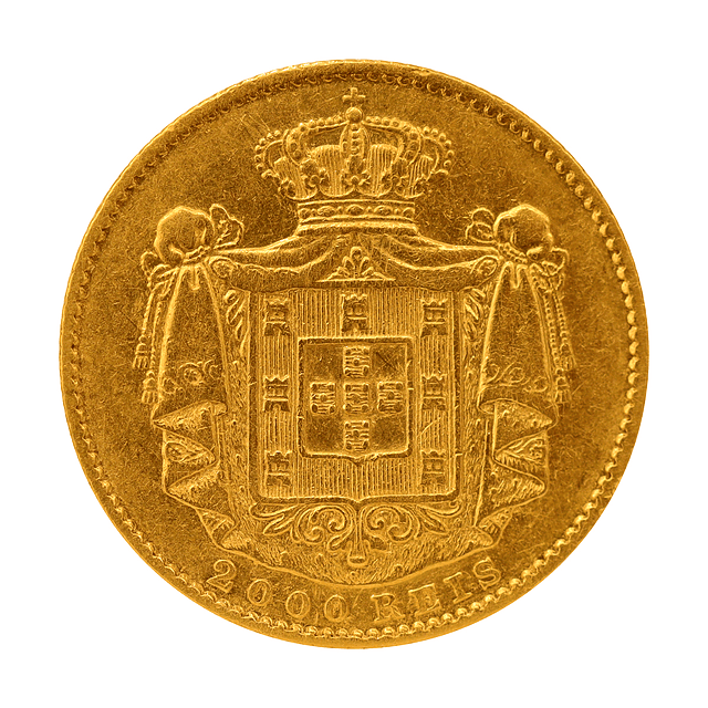 Moeda de Ouro de D. Luís I – 2000 Réis (1869) 