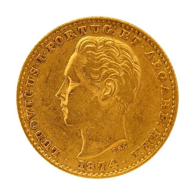 Moeda de Ouro de D. Luís I – 2000 Réis (1874)  