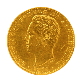 Moeda de Ouro de D. Luís I – 2000 Réis (1876)   