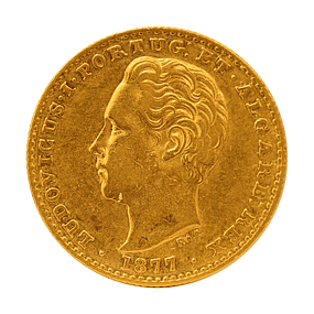 Moeda de Ouro de D. Luís I – 2000 Réis (1877)   